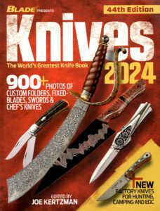 Knives 2024 cover featuring Les article Eastern European Makers offering value pricing