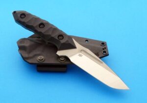 Gosciniak Cayman Black handle Tactical Fixed Blade