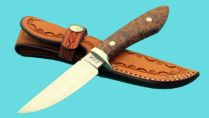 Jerry Fisk Sendero Hunting Knife with Snakewood ABS Mastersmith Sought after collectible