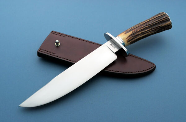 Mike Ruth Sr. Custom Forged Presentation Bowie Stag ABS Journeyman Smith
