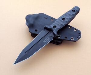 Kolakowski Spektra Tactical Custom Dagger Black Published in Blade Magazine cover and in Knives 2026 Annual