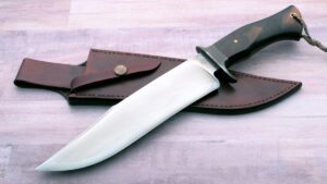 Morales Forged Presentation Bowie Hamon Custom Knife ABS Journeyman Smith