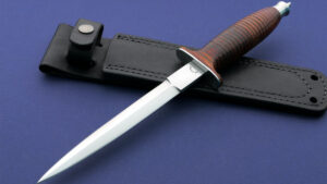 Gordon Graham Forged Case V42 Dagger with stacked leather handle