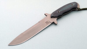 Rob Simonich Custom Combat Raven Tactical Fixed Blade Bead blasted