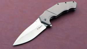 Randy Doucette Custom Interceptor Tactical Folder Titanium Folder