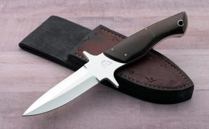 Jody Sampson Tactical Boot Fighter Custom Rare Vintage Knife double hollow grind double edge blade